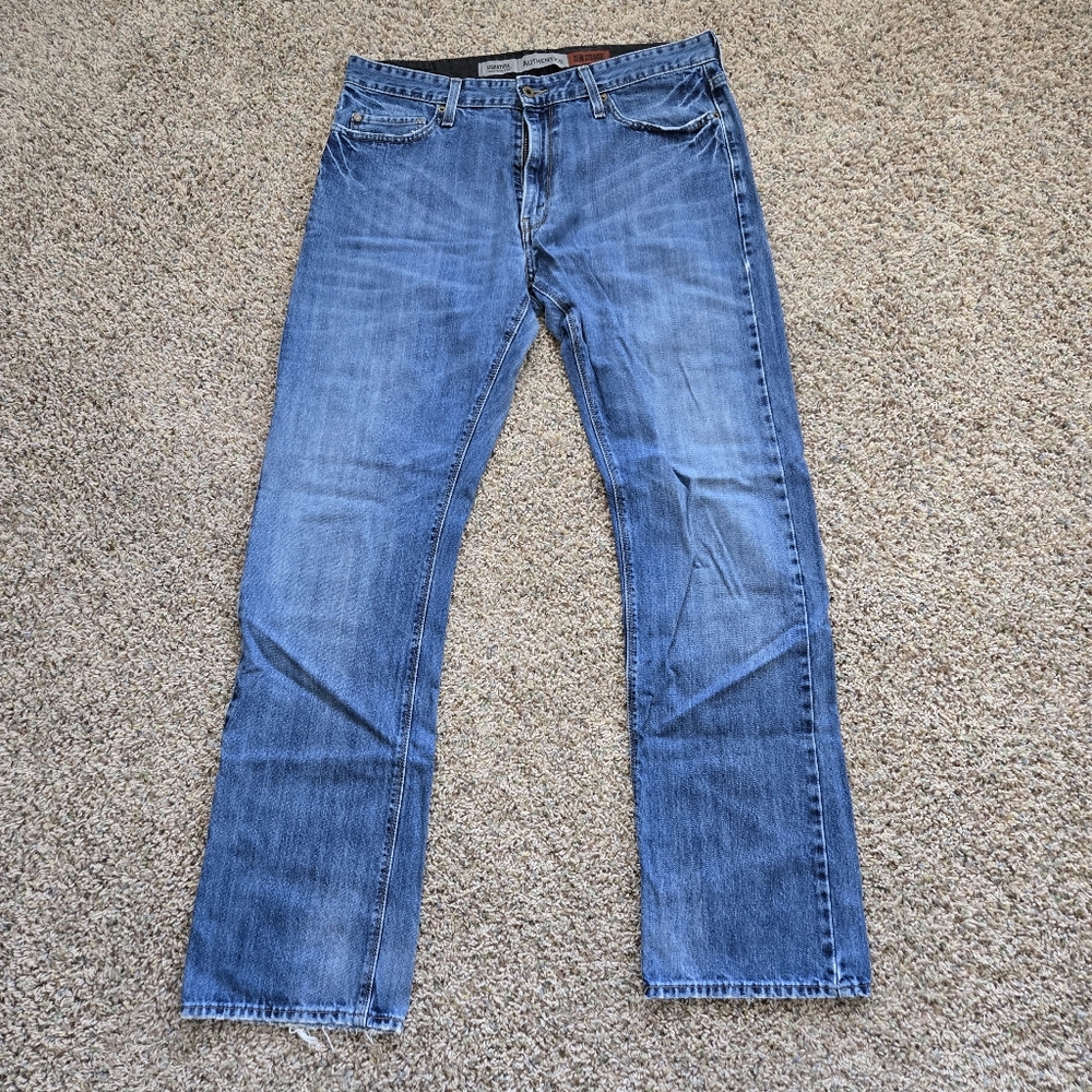 Vintage Men's Levi's Authenics Signature Slim Straight Jeans 36 x 34